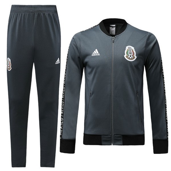 Chandal México 2018 Gris Negro